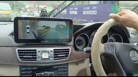 Maxxlink Android Head Unit with 360 degree camera in Mercedesbenz E250