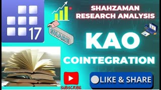 How to Perform/ Run the Kao Cointegration Test in Stata