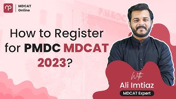 How to register for PMDC MDCAT 2023