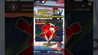 Como Poner La Voz Antigua De Eliminacion En Freefire Nueva Actualización