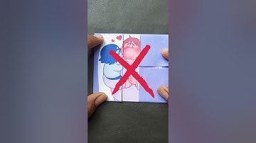 insideout2 magic paper folding puzzle  fun #art #insideout2 #craft