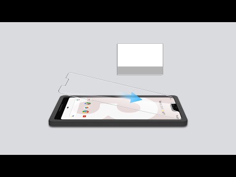 LK Tempered Glass Screen Protector with Installation Tray for Google Pixel 3, 3 XL and other phones