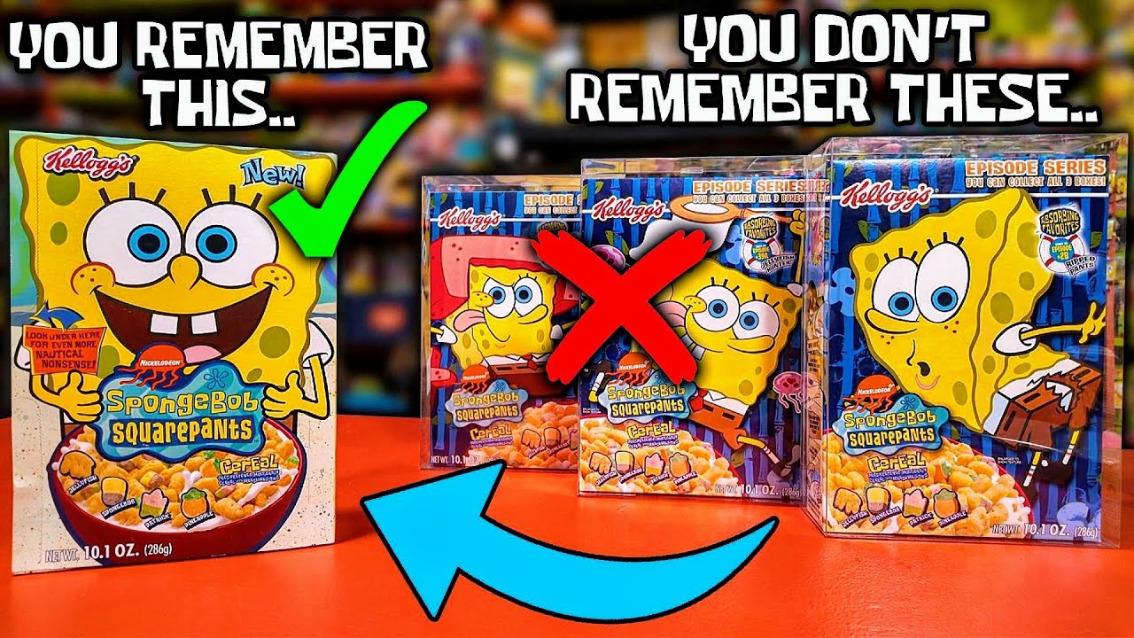 The LOST SpongeBob Cereal Boxes You Never Knew Existed!