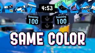 I Made Both Teams the SAME Color in Splatoon 3…