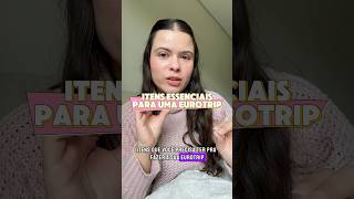 ESSENTIAL ITEMS FOR A EUROTRIP #travel #traveltips #europe #france #paris