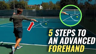 5 Steps to a Pro Tennis Forehand | How To Hit the ATP Tennis Forehand - Tennis Forehand Tutorial