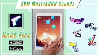 Beat Fire - Amazing EDM Songs & Gunfire. Aim and Shoot Tiles screenshot 4