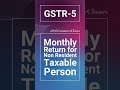 List of GST Returns | GST | CA | #gst #gstreturn #pefs #pefscommerceclasses
