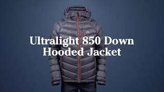 メンズ ウルトラライト 850 ダウン・ジャケット、フード付き