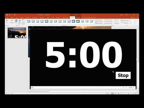 Adding timer to powerpoint