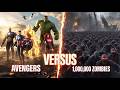 Avengers vs 1 000 000 Zombie🧟😱 #uebs2 #war #gaming #avengers #zombie