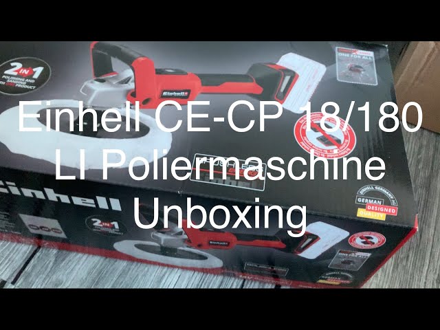 Li CE-CP YouTube 18/180 machine LOUD!) overview cordless brief and (Danger polishing unboxing - Einhell E-Solo