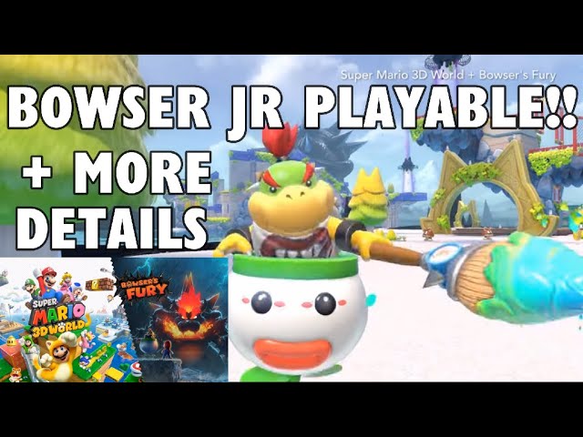 Nintendo confirms Bowser Jr. is playable co-op companion in Bowser's Fury