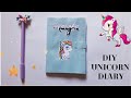 How to make unicorn diary without cardboard | diy unicorn diary | 3DR art and craft |