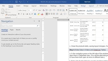 BIS245 Week 3 Lab Part C Access 2016 Entering Data