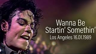 Michael Jackson | Wanna Be Startin' Somethin' Bad Tour Live Los Angeles 16.01.1989 | Pro Audio