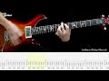 Sum41 - Still Waiting Guitar Lesson With Tab (Slow Tempo)