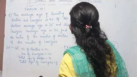 Class 8 || Chapter 10  || Exercise 10.1 || Problem 11 || Direct and Inverse Proportions || TS & AP