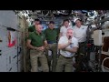 Change of Command aboard the Space Station