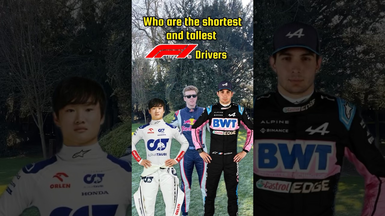 Shortest And Tallest F1 Drivers f1 YouTube Shortest And Tallest F1 Drivers f1 YouTube