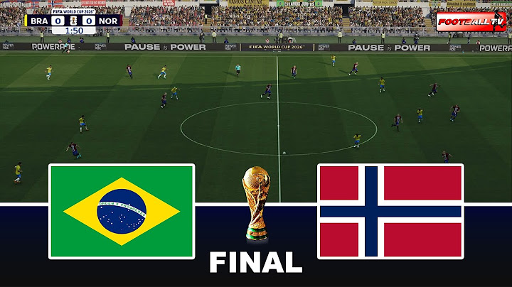 BRAZIL vs NORWAY - FIFA WORLD CUP 2026 FINAL | Ft. Vinicius Raphinha Haaland | Pes 21 Gameplay