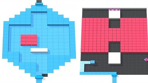 Color Fill 3D - All Levels GamePlay ( Android/ios)😛😆😎