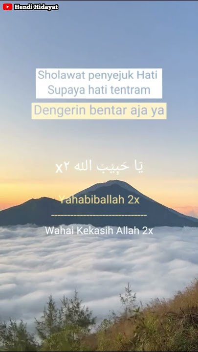 Story wa sholawat penyejuk hati supaya hati tentram #shorts