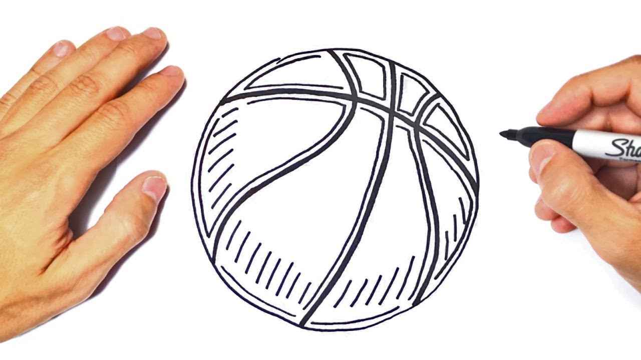 How to Draw a Basketball Step by Step Easy 