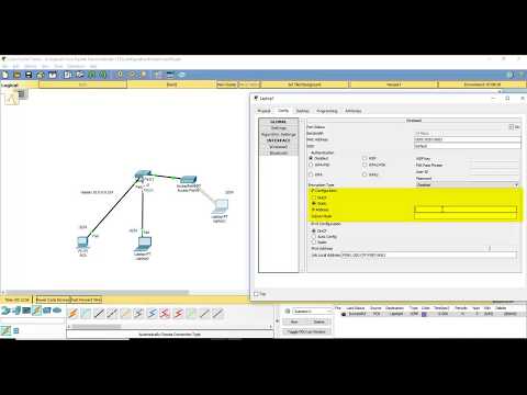 Cisco packet tracer - configuration Wifi