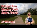 Virtual run 20 minutes  virtual running for treadmill with music  workout