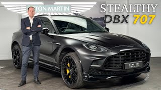 A STEALTHY Satin Black Aston Martin DBX 707 - A Walk Around With Mike