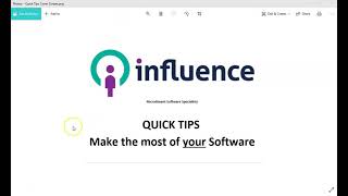 Influence Recruitment Software | Quick Tip 2:  Navigator