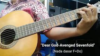 Dear God-Avenged Sevenfold | Acoustic karaoke version (cover by Gitar Akustik)
