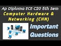 ap diploma ece 5th sem computer Hardware and networking important questions|