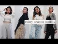 RAINY SEASON OUTFITS (casual and simple outfits!) ☔️  | Philippines | Joydrea Go