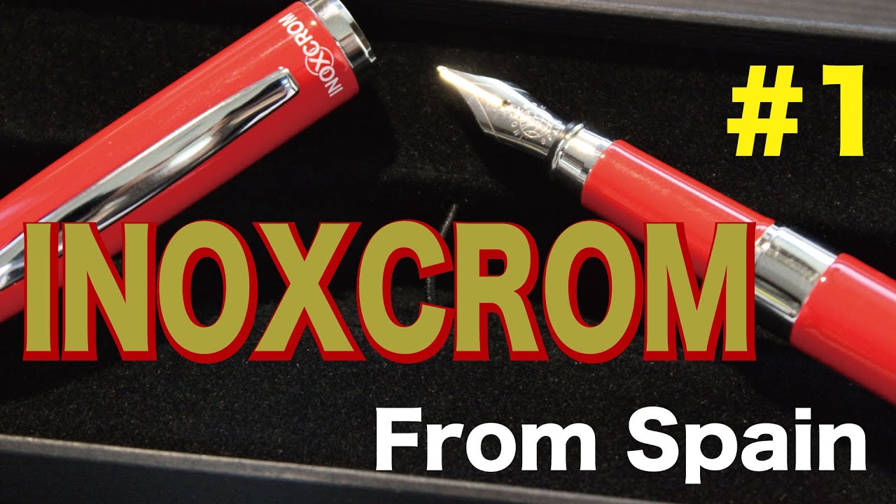 INOXCROM ステンレスボールペン 本体 万年筆】スペインの万年筆 INOXCROM イノックスクロム #01 [fountain