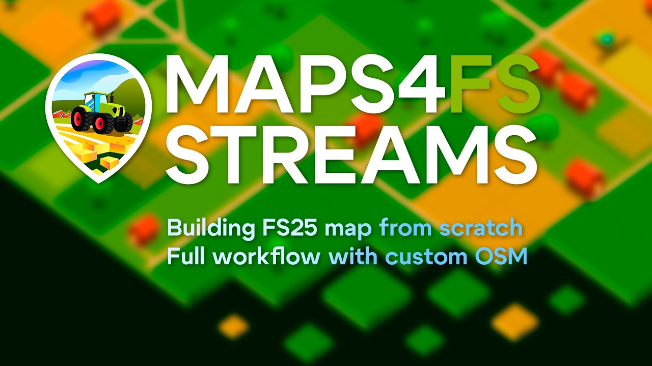 Building FS25 map from scratch with Maps4FS - YouTube