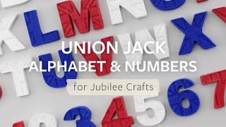 Union Jack Alphabet Numbers For Craft Projects With 3 Ways To Paint
