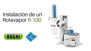 Instalación de un Evaporador Rotatorio de BÜCHI
