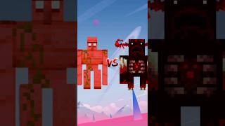 Blood Golem VS Blood Warden Who will win 😈🔥#shorts #minecraft #viral