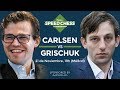 Magnus Carlsen vs Alexander Grischuk | Torneo de Ajedrez Speed Chess 2017