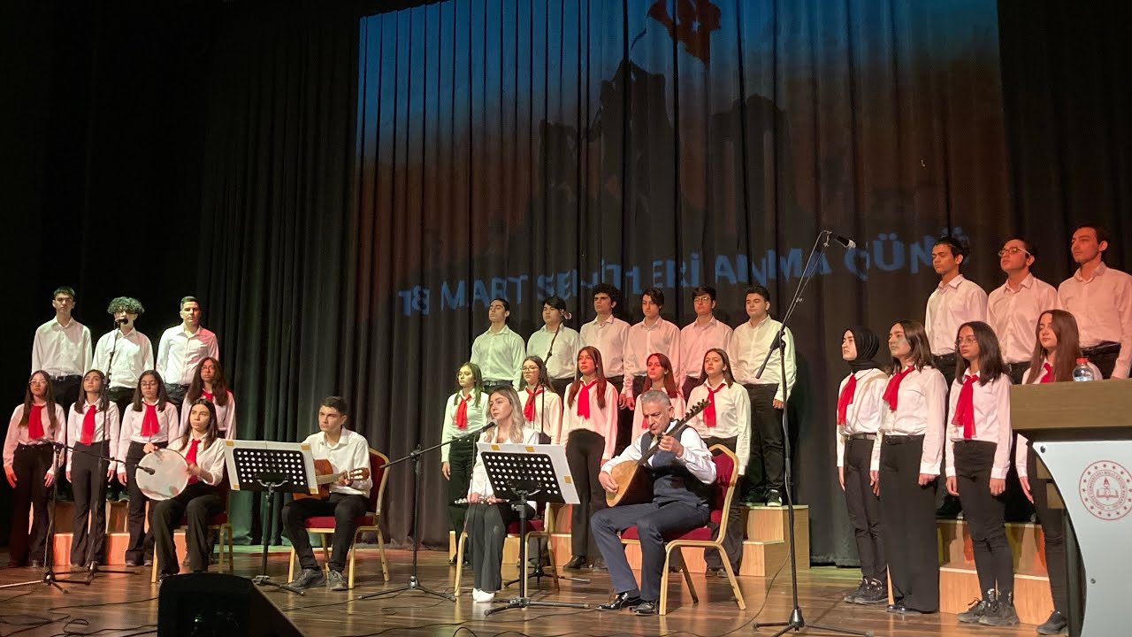 18 Mart Çanakkale Şehitlerini Anma Töreni Oratoryo ve Müzik Dinletisi