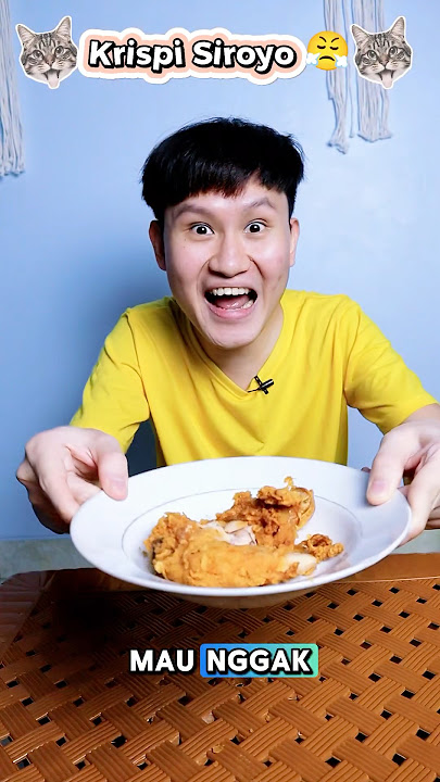 NIH AYAM GEPREK! 😂 #food #asmr #mukbang