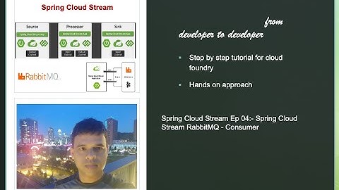 Spring Cloud Stream Ep 04:- Spring Cloud Stream RabbitMQ - Consumer