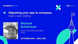Migrating your app to compose, step 1, live coding