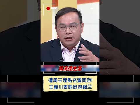 成為周玉蔻與游錫堃舌戰話題 憨川挺水牛: 正國會當然支持游院長!｜20240128｜#shorts