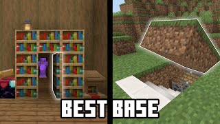 2 SUPER SECRET MINECRAFT BASES!!!