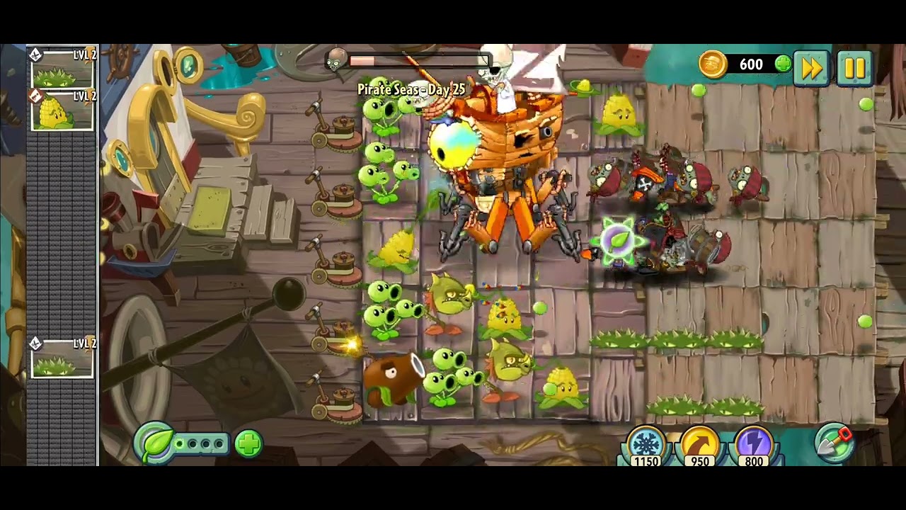 Beating Dr. Zomboss at Plants vs. Zombies 2 (Android Gameplay) - YouTube
