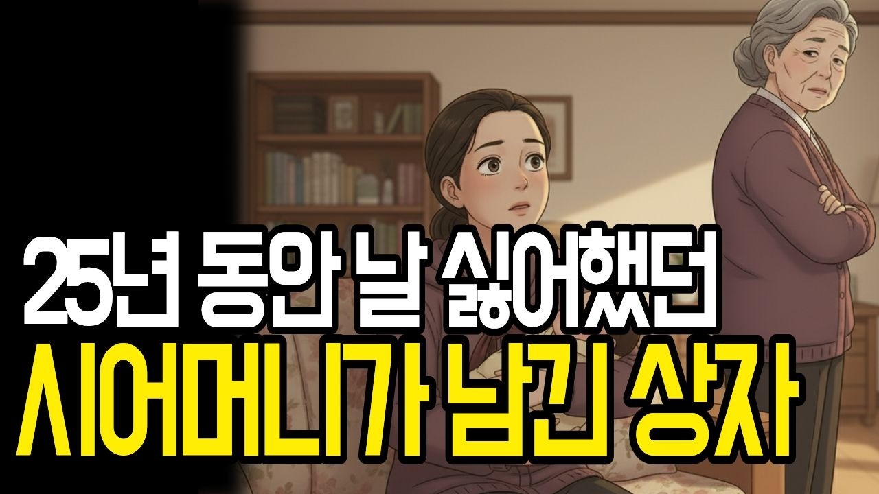 25년간 날 싫어했던 시어머니가 남긴 상자 속 비밀 이야기 |시니어사연|사연인생|감동라디오|오디오북|감동사연|