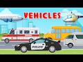 Learn Vehicles for Kids | Simple Transport Names &amp; Sounds 🚗